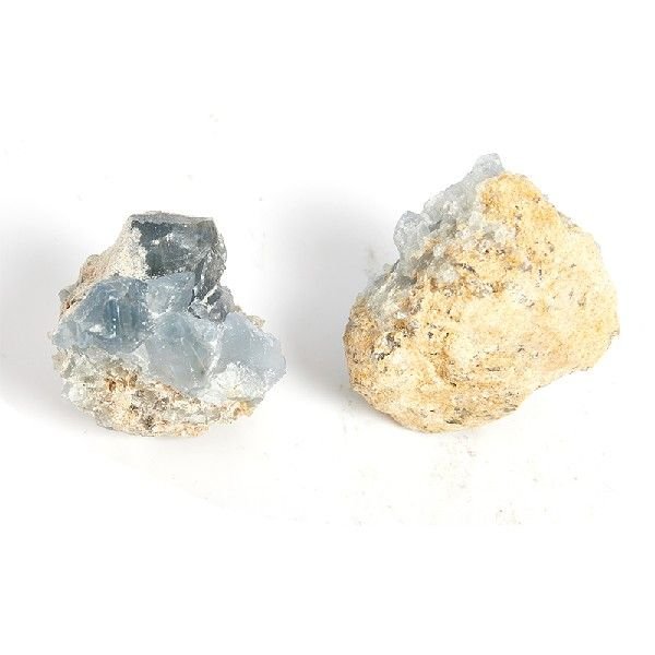 Natural Raw Celestite Crystal Midnightt Light