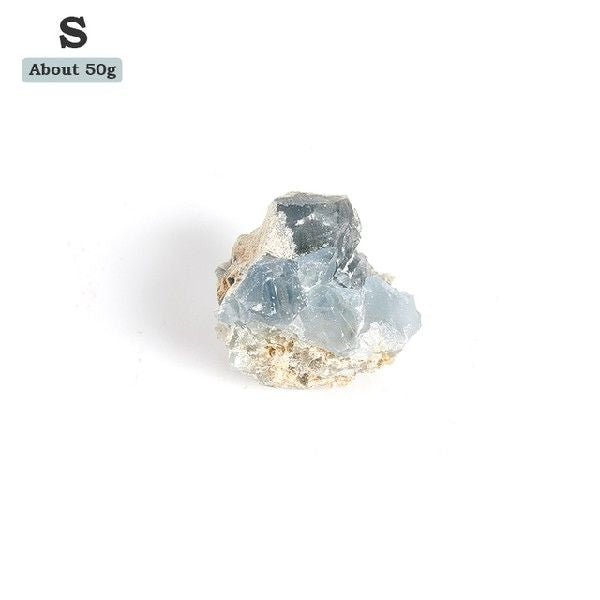 Natural Raw Celestite Crystal Midnightt Light