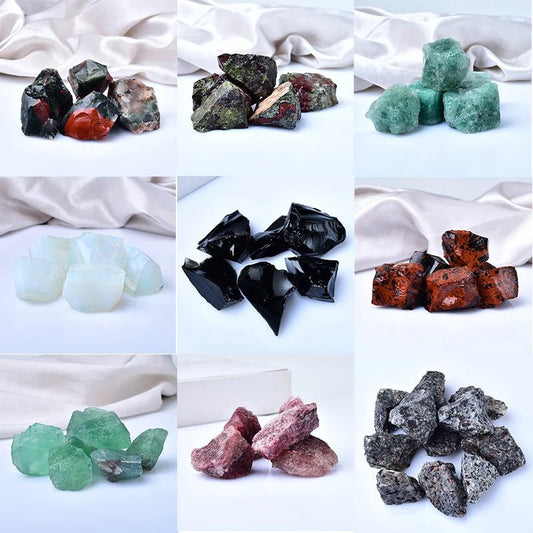 Natural Raw Healing Crystals Midnightt Light