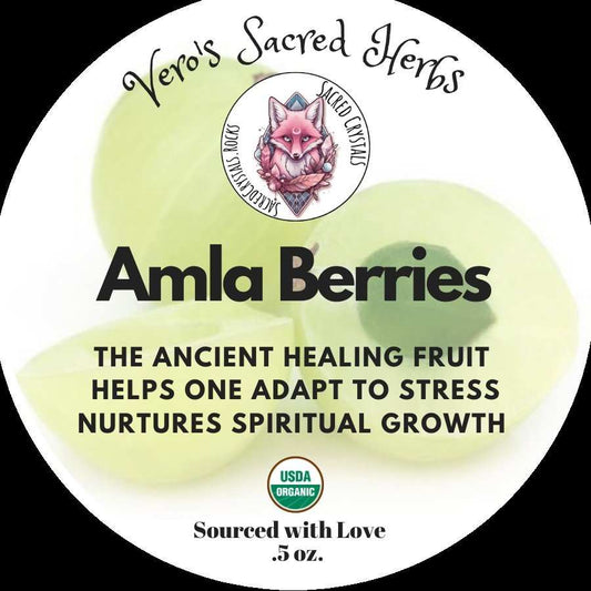 Herb Garden - Organic Amla Berries .5 oz Sacred Crystals