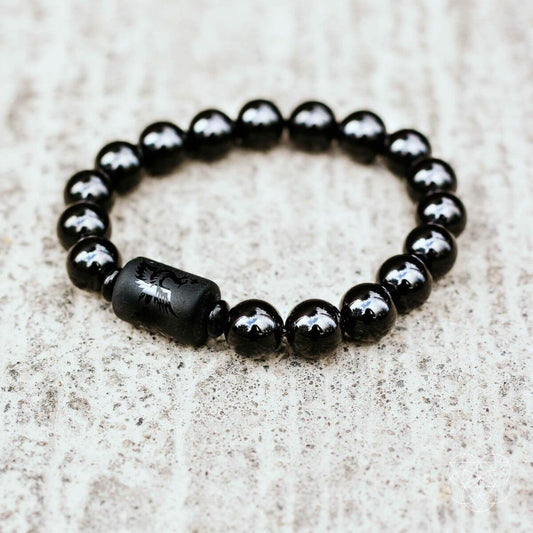 Soul Cleansing Black Obsidian Bracelet Conscious Items