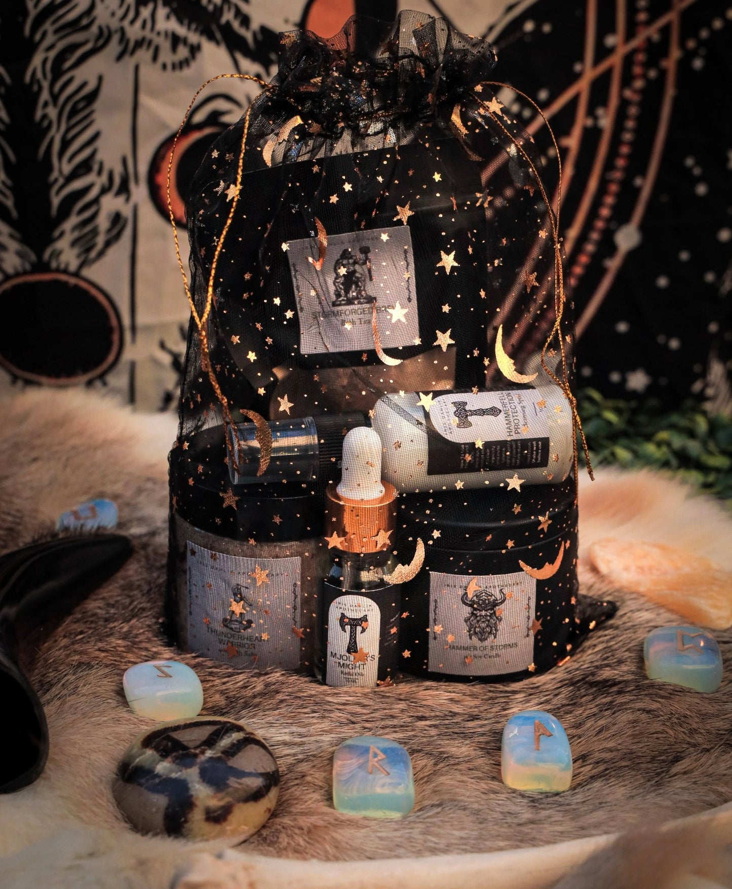 ⚡ Thor Ritual Kit – Norse God of Thunder & Protection Iris Dahlia Apothecary