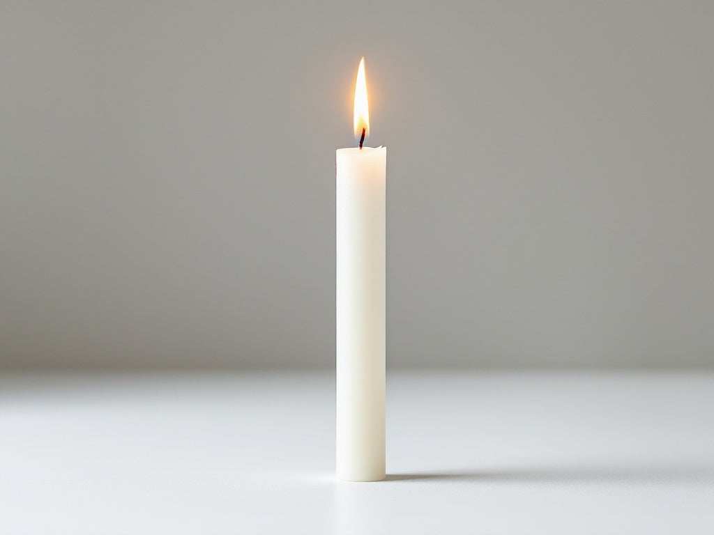 6" Ceremony Ritual Candle Sacred Crystals